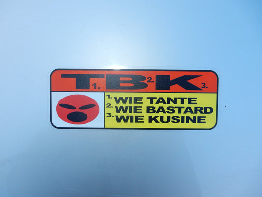 AUTOSTICKER T.B.K. WIE