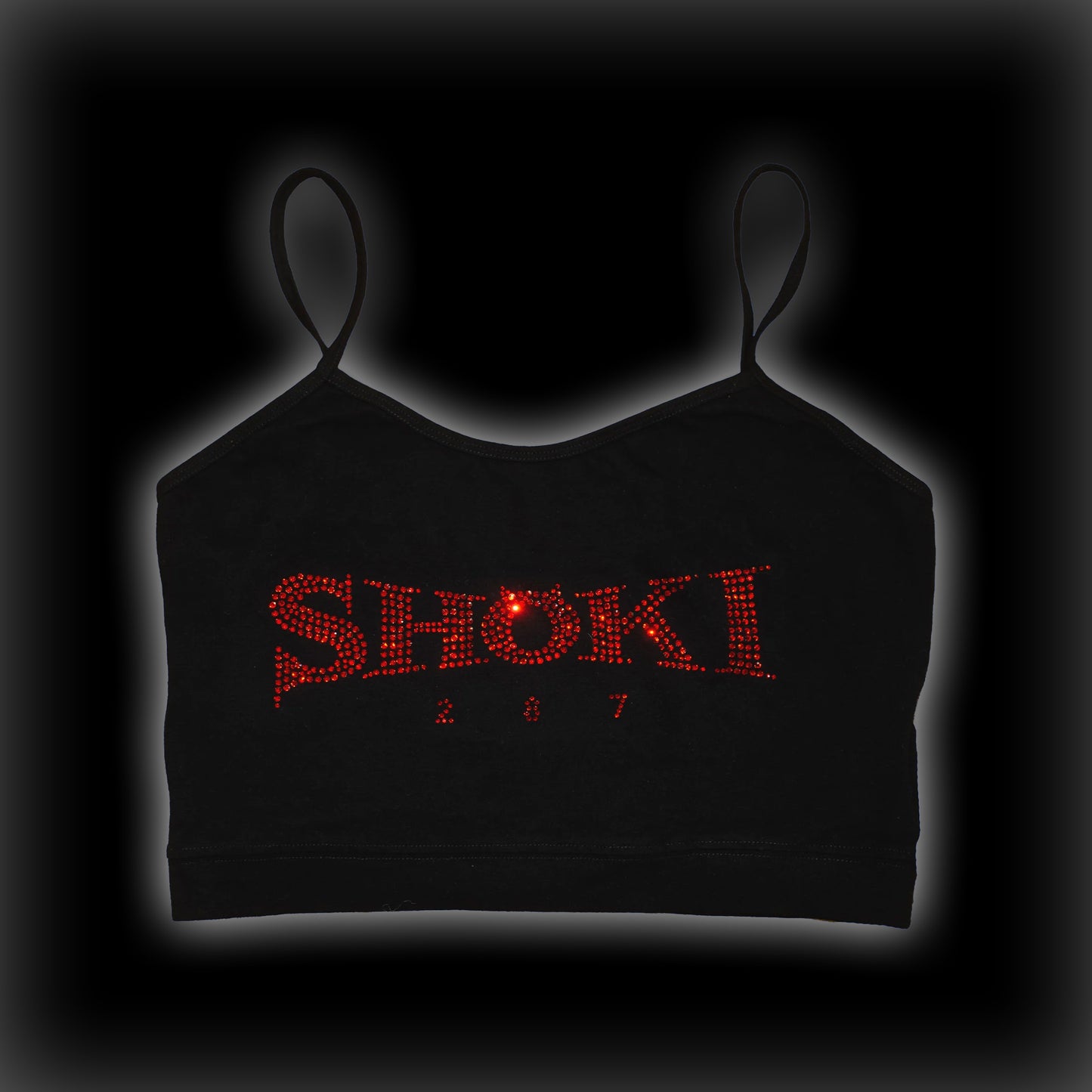 SHOKI STRASS CROP TOP