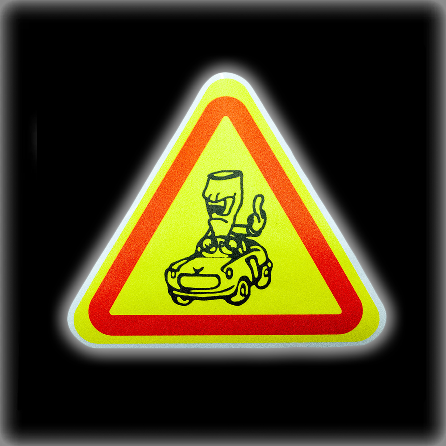 AUTOSTICKER ACHTUNG KEVIN