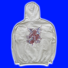 Lade das Bild in den Galerie-Viewer, TBK DRAGON HOODIE - GREY/BLUE
