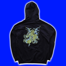 Lade das Bild in den Galerie-Viewer, TBK DRAGON HOODIE - BLACK/NEON
