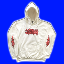 Lade das Bild in den Galerie-Viewer, TBK DRAGON HOODIE - WHITE/GRAPEFRUIT
