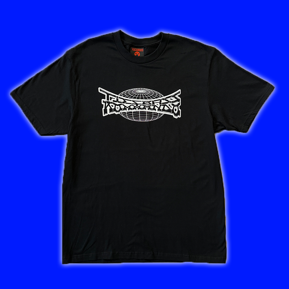 TBK GLOBUS T-SHIRT - BLACK